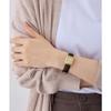 Citizen Q&Q Women's Waterproof Watch Brown Leather Band Stylish Lightweight Analog Square Gold QA69-103