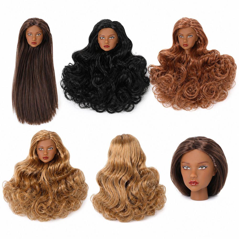 White Normal Tan Skin Doll Head European Face Fashion Doll Head  for 11.5 Inch BJD Doll Body