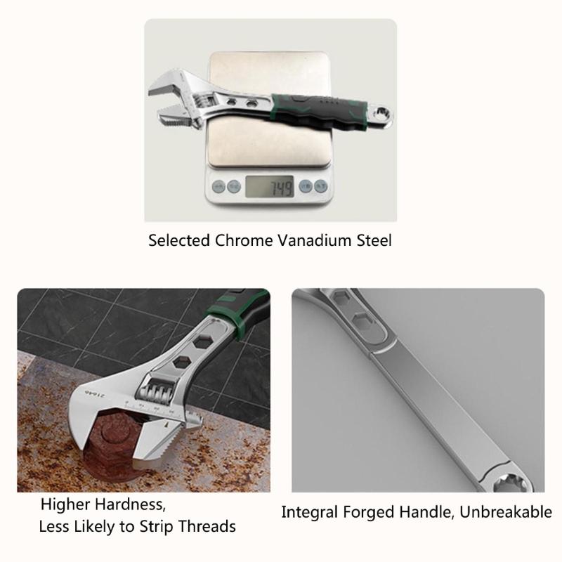 Adjustable Tool 32mm Jaw Opening and Slip Grip for Various Applications
