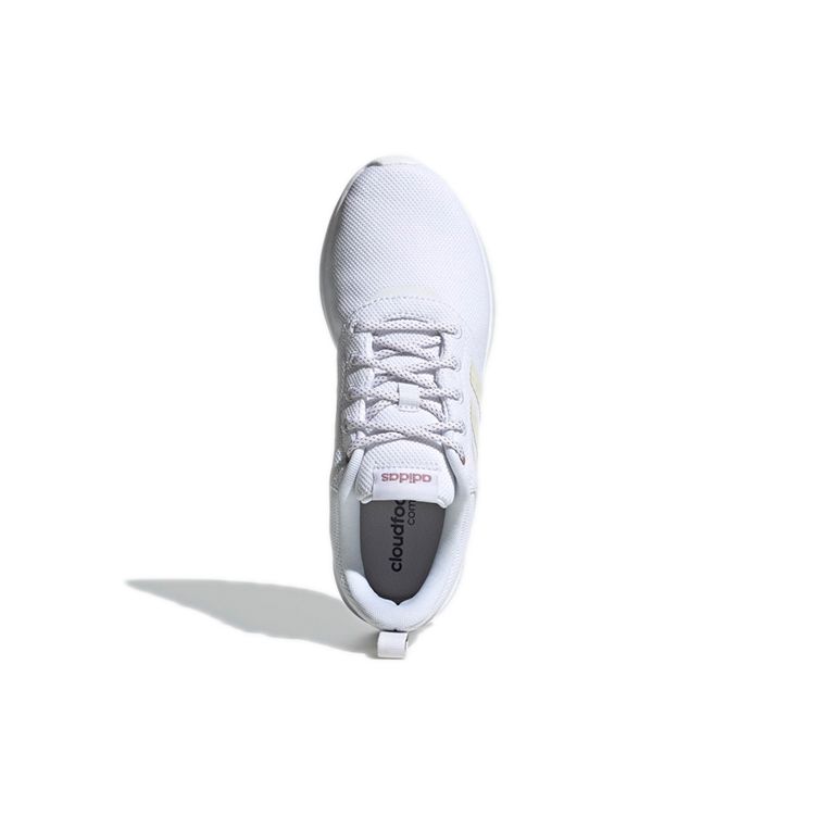 Adidas Neo Qt Racer 2.0 Fabric Comfortable Non-Slip Wear-Resistant Low-Top Casual Shoes Women Sneaker White GX5673