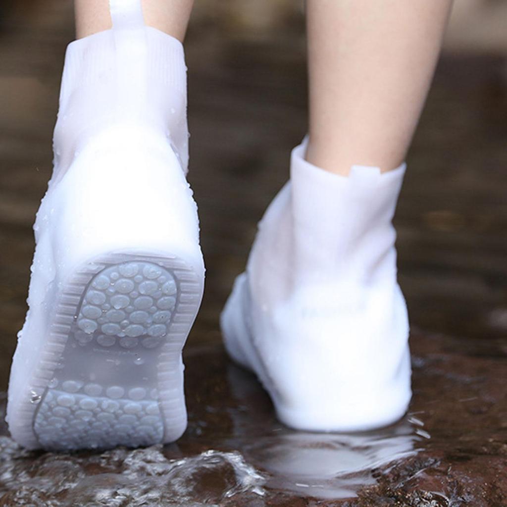 1 Pair Rain Shoe Covers Galoshes Overshoes Boots Waterproof for Outdoor