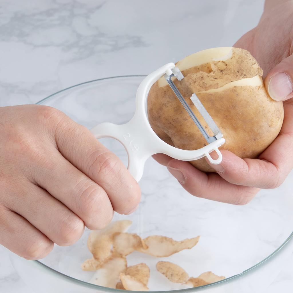 Wahei Freiz Hobel Sicherheitsaufbewahrungsbox Vitamin Island Japanisches Set, Hobel, Julienne, Reibe, Schäler, Halter, enthalten, ME-7288