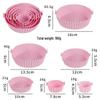 Silicone Baking Pan - High Heat Resistant, Easy to Clean, Round Mold for Air Fryers