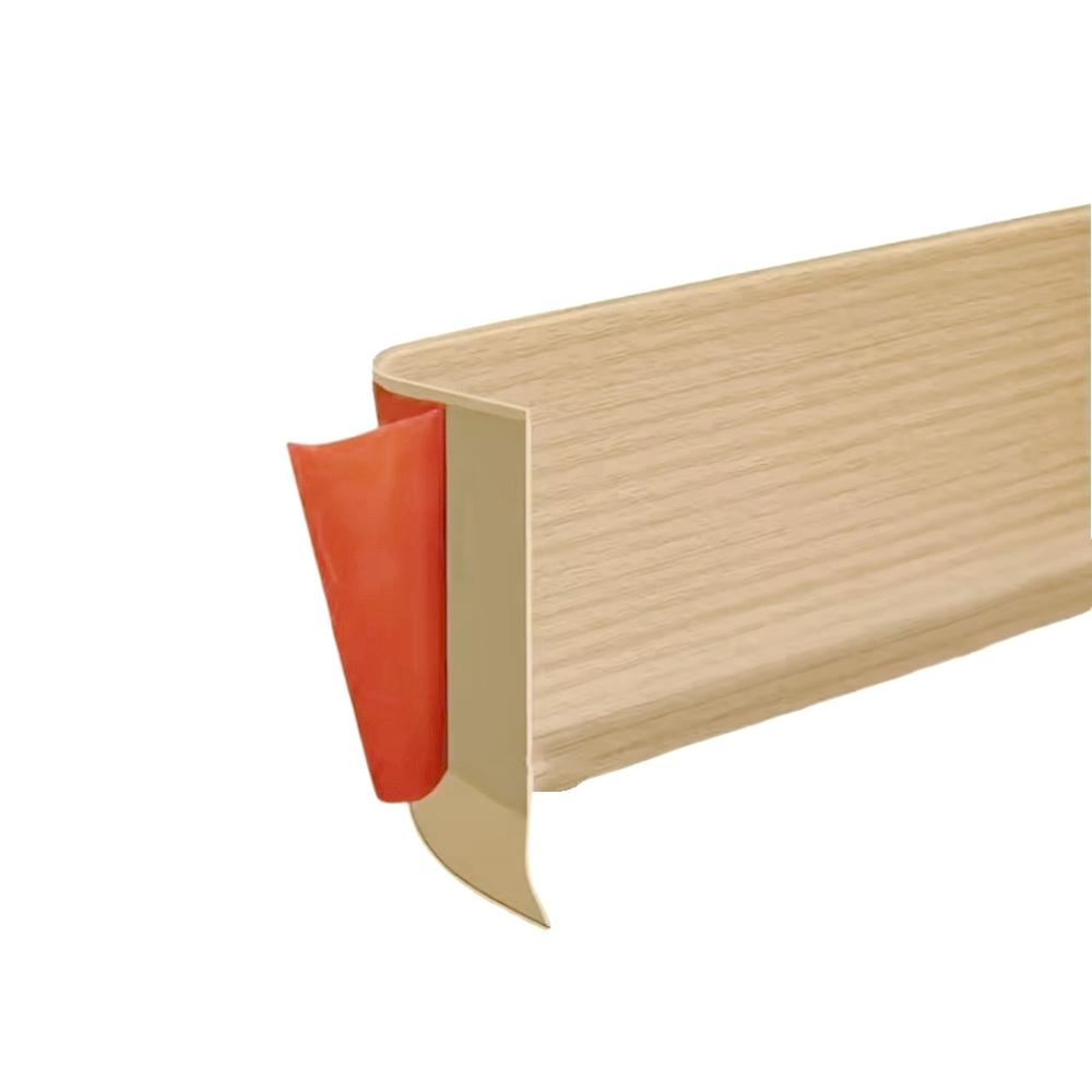 1PC 3meters/118.11inch PVC Skirting Line Border Self-adhesive Household Decoration Sticker Background Baseboard Wall