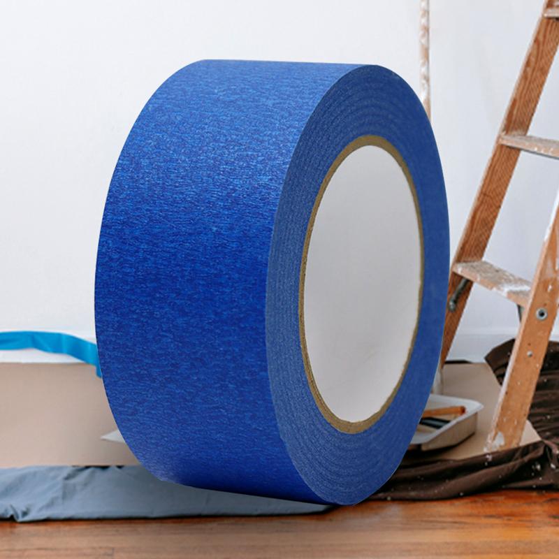 2/6/10Roll Home Security Masking Easy Removal Blue Multi-surface Construction Paint Tape 20M/Roll Wall Painting