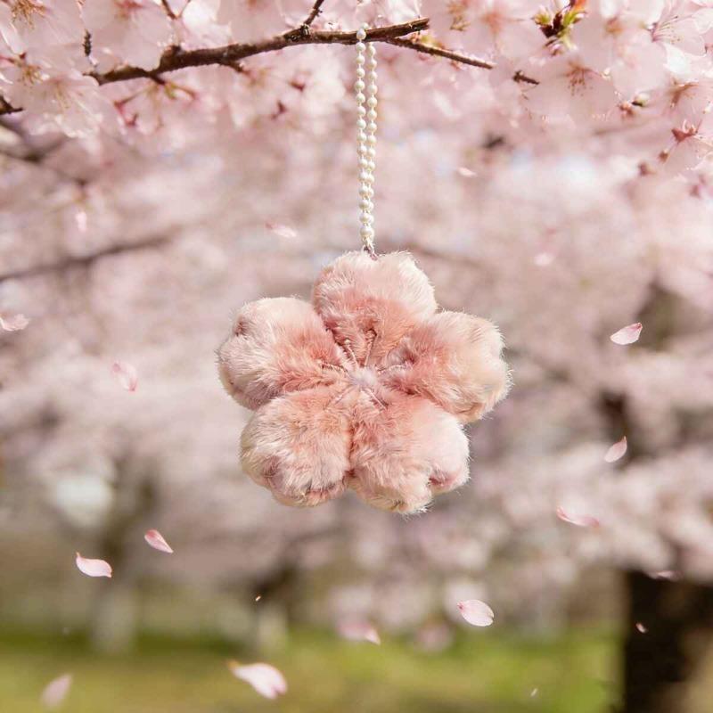 1-5pcs Plush Sakura Doll Keychain Bag Pendant Healing Series Cute Keychain Girlfriend Gift