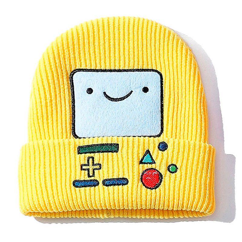 Adventure Time With Finn And Jake Soft Knit Beanie Hat For Cosplay And Warmth