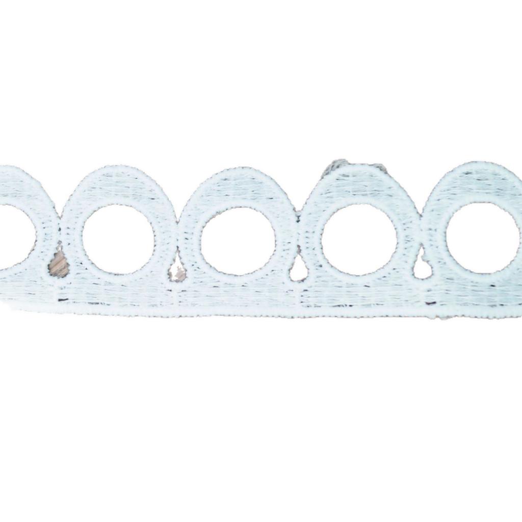 Unilateral Milk Silk Water-Soluble Lace, Circle Hollow Underwear Dress Lace Cheongsam Skirt Swing Handmade Accessories