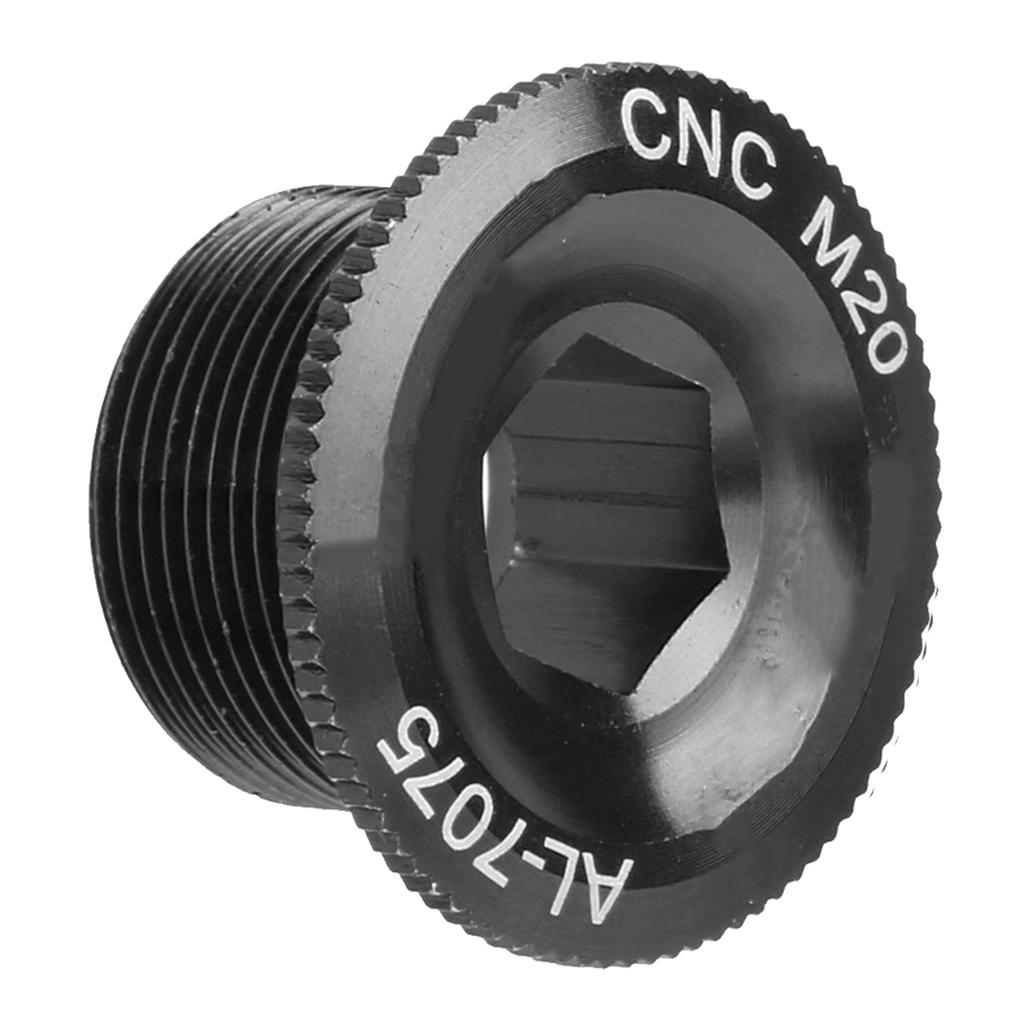 2Pcs Mountain Bike Crank Arm Fixing Aluminum Alloy Crankset Screw Cover