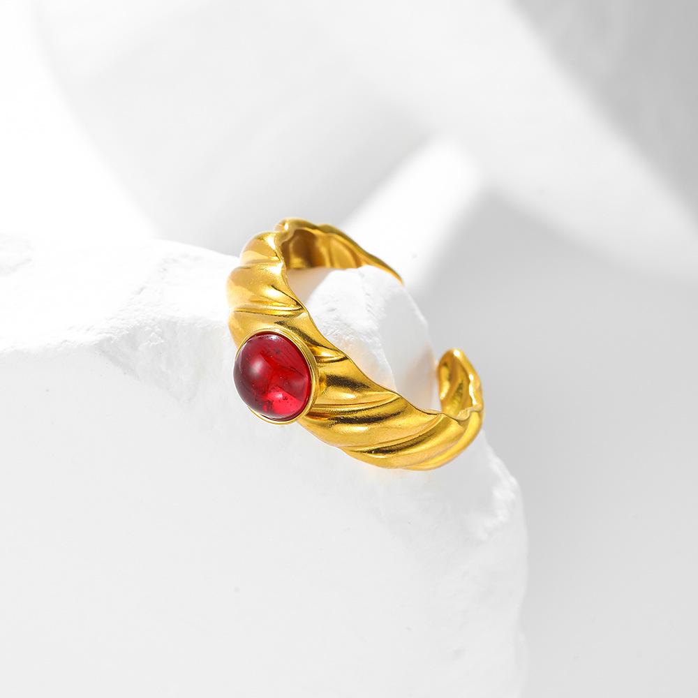 Stylish Cool Twist Open Ring for Women - Minimalist Trendy Design