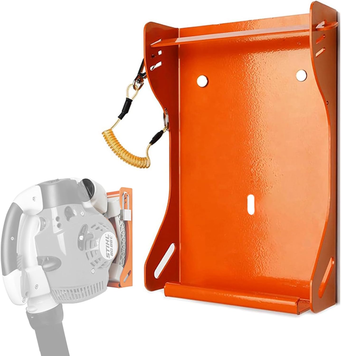 Blower Rack for Stihl Bg-50,Bg-56,Bg-66,Bg-86 - Convenient Handheld Blower Holder Space Saving Leaf Blower Rack оранжевый