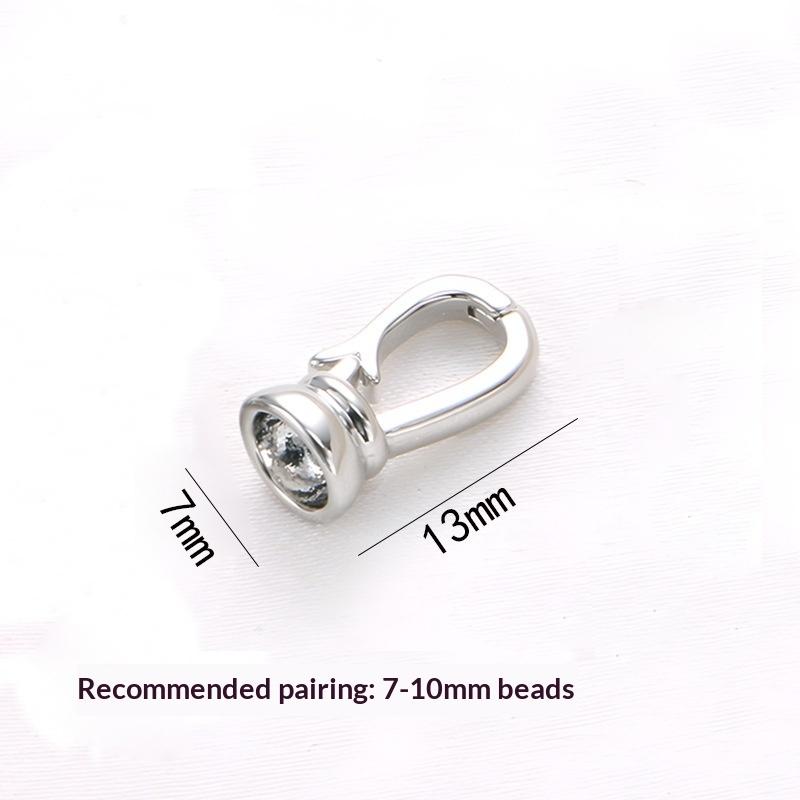 2pcs DIY Jewelry Making 18K Gold Plated Pearl Necklace Connector Fastener Handmade Necklace Bracelet Accessories Supplies