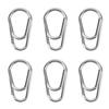 100 Pcs Fishing Ring High Tensile Strength High Tensile Strength Durable Fishing Snaps Lure ConnectorsNo. 7