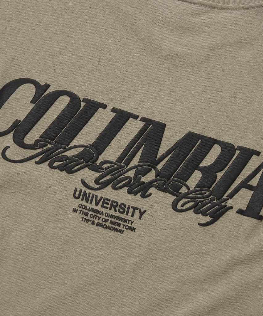 COLUMBIA UNIVERSITY Urban Puff Over Fit S/S T-Shirts_Natural Beige