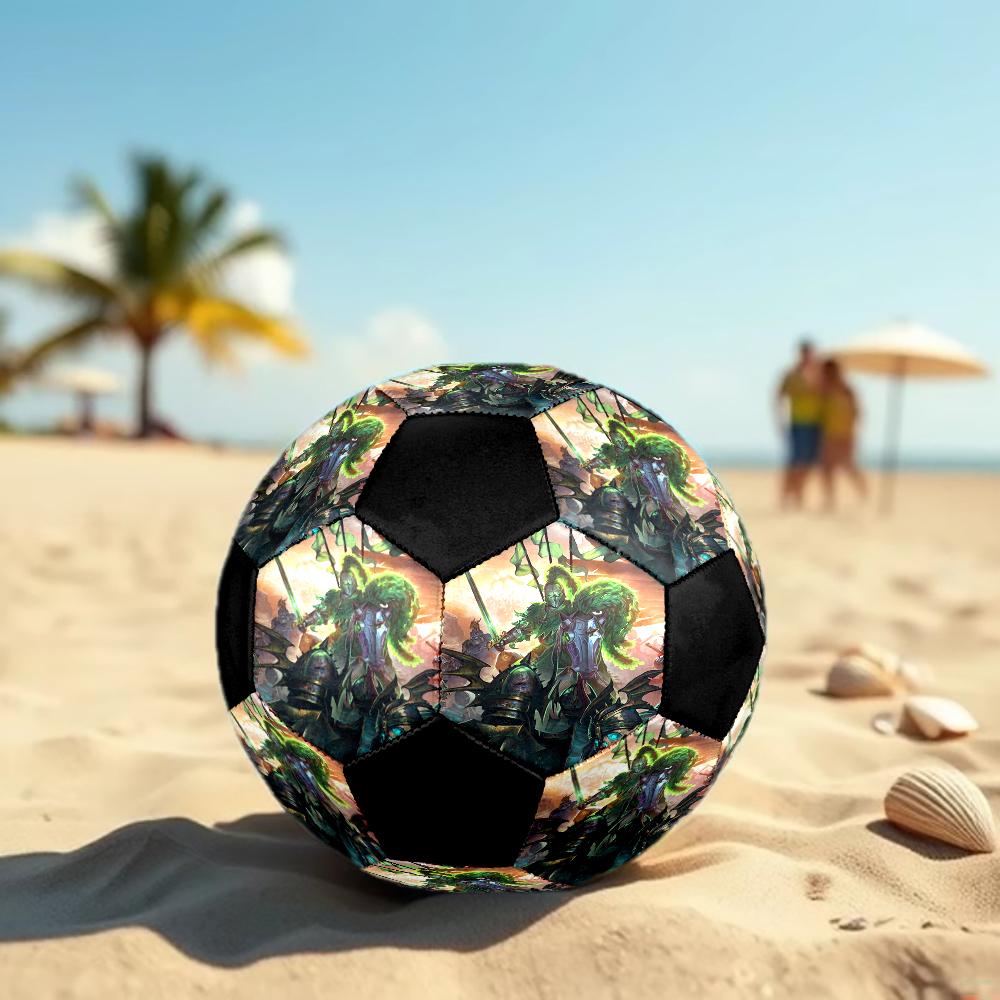 Total War Theme Size 5 Soccer Ball, Suitable for Both Indoor and Outdoor Matches, a Gift Suitable for Everyone.