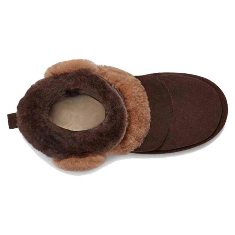UGG Klassisk Chillapeak Støvel Brent Seder Dame Sneakers Brun 1144046-BCDR