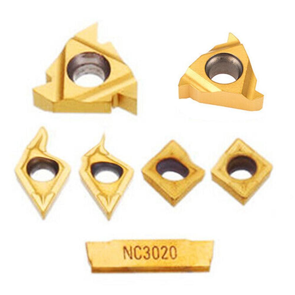 7Pcs Carbide Insert CCMT060204, 11IR, 16ER, MGMN200, DCMT070204 for 12mm Bar