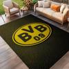 Borussia Dortmund Print Rug, Washable Floor Carpet, For Entryway Dorm Laundry Room Office Study, Home Decor Birthday Christmas Gift