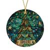 Dream Christmas Tree Ornament Sparkling Acrylic Hanging Decoration with Golden String Festive Keepsake Gift