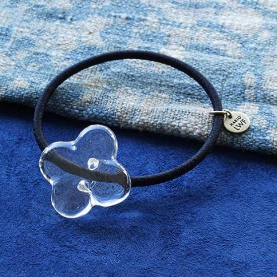 

HARIO hair tie white flower HAP-WF-003H