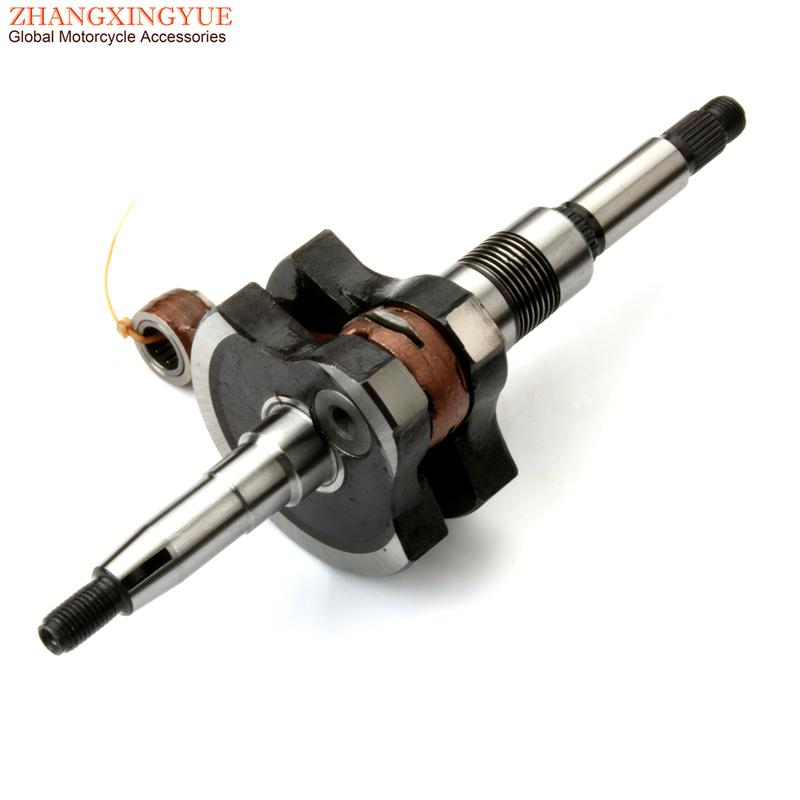Scooter Crankshaft For Suzuki 50 Estilete Katana Zillion 50cc LC 2T Engine Parts