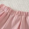 Girls Summer Fashion Sleeveless Vest And Shorts Set Stylish Kids Casual Two Piece Outfit For Little Girl