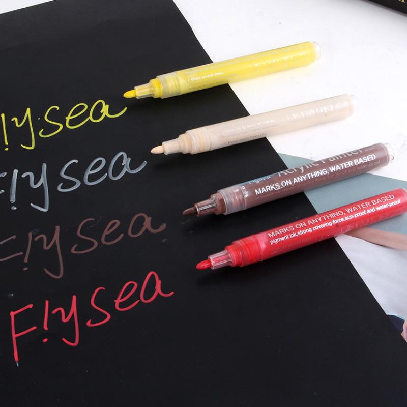 Buy Waterproof Fadeless Office Marker Odorless Acrylic Paint Pen at affordable prices — free
