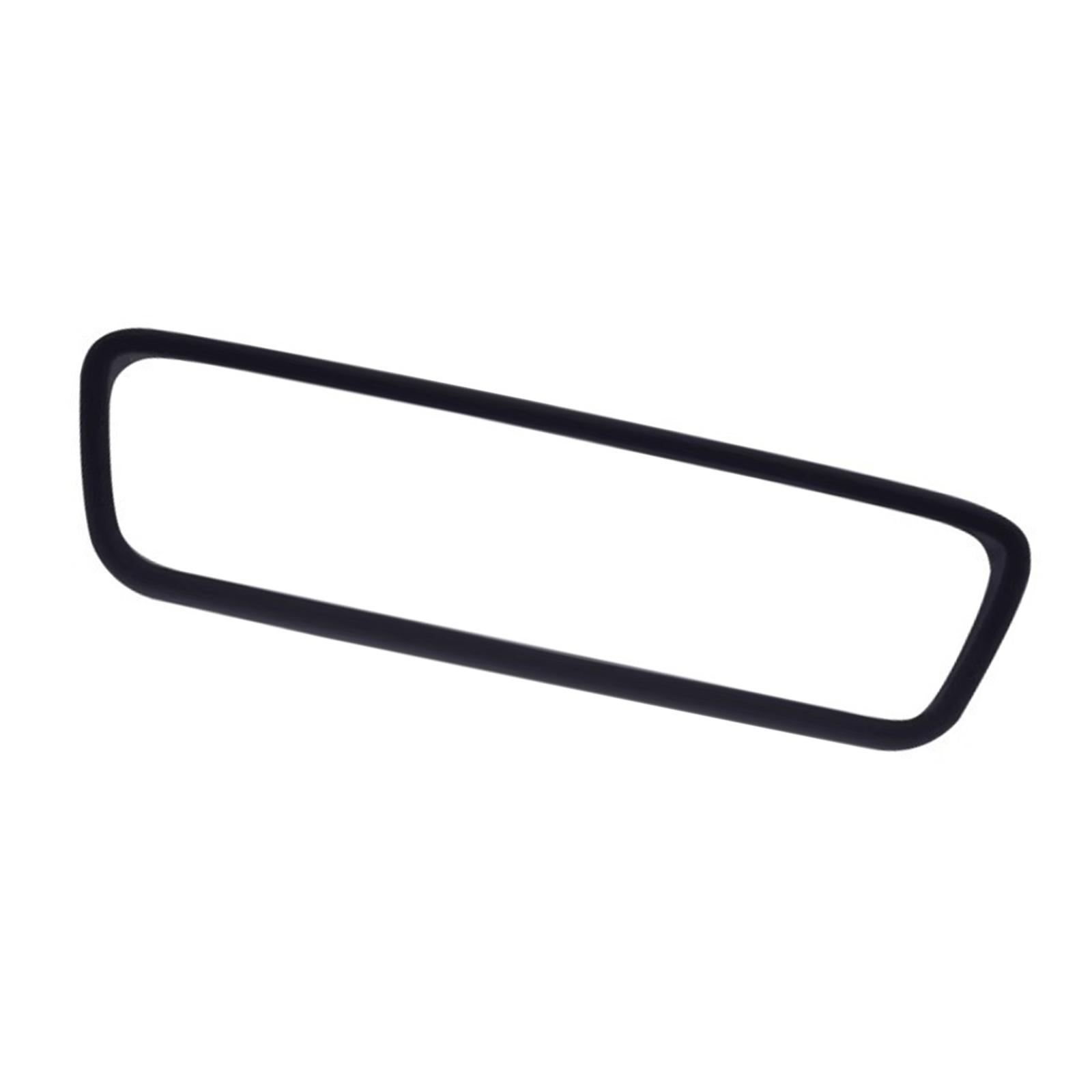 

Защитная рамка для зеркала заднего вида для Tesla Model 3 Y Силиконовый чехол Чехол для заднего вида Гибкий чехол Украшение заднего вида чёрный