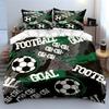 Football-Themed Three-Piece Set For Sports Kid'S And Adults' Bedroom Decor, Exquisite Three-Piece Bedding Set Gift