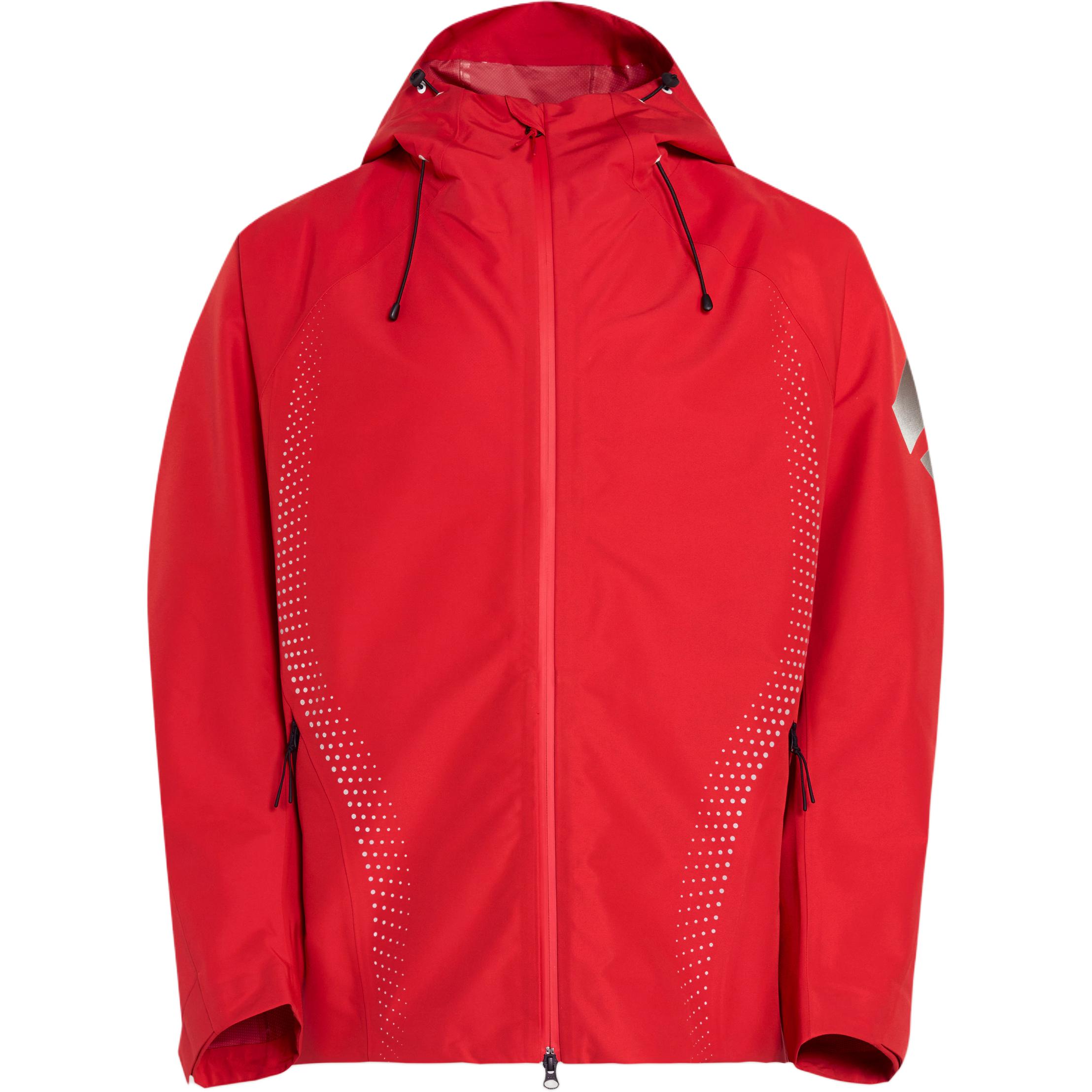 Adidas FOS FW25 Тканая Водоотталкивающая Ветрозащитная Спортивная Куртка Свободного Кроя с Капюшоном и Длинным Рукавом для Мужчин KH0169