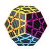 Carbon Fiber Sticker Megaminxeds Magic Cube Puzzle 3x3 Megaminx Speed Cube Puzzle Gift Educational Toy for Children