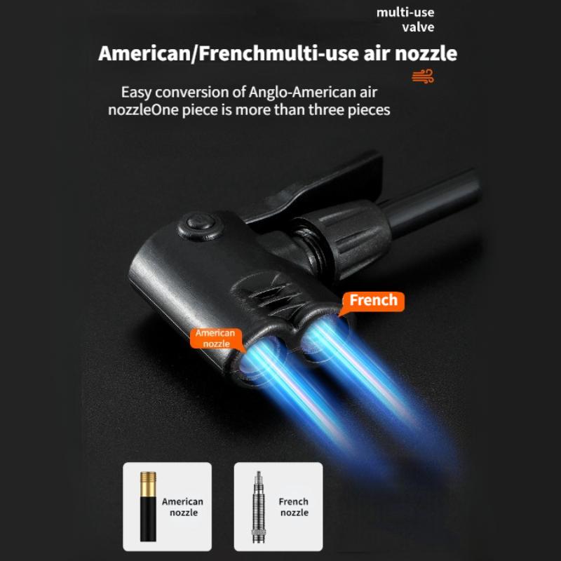 High Pressure Pump Mountain Bike Household Portable Car Basketball Battery Cars Motorcycle Bicycle Accessories Outdoor Sports