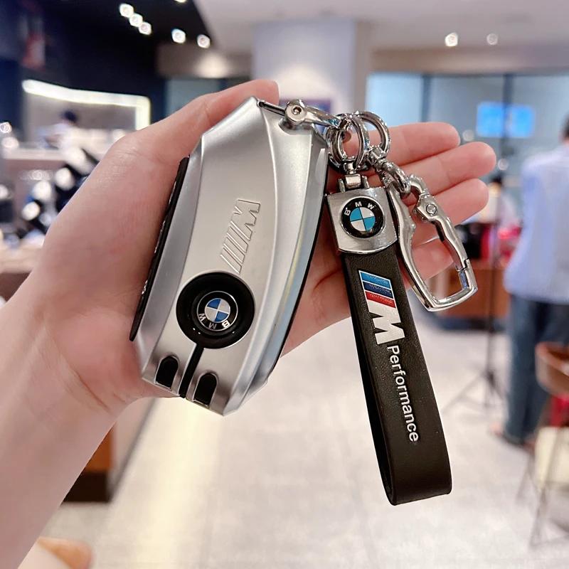 Car Remote Key Case Cover Shell Fob For BMW X1 U11 G70 7 Series 320i X3 X5 X7 i7 G07 LCI iX G09 XM U06 G81 M3 2023 2024 ussh51