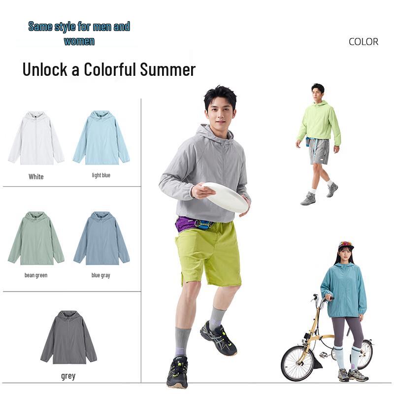 Jeanswest Life Men's Hooded UPF50+ Sun Protection Jacket