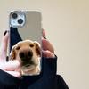Head Down Dog for iPhone17promax Mobile Phone Case 16 Niche 14/13 Apple 15 All-inclusive Makeup Mirror