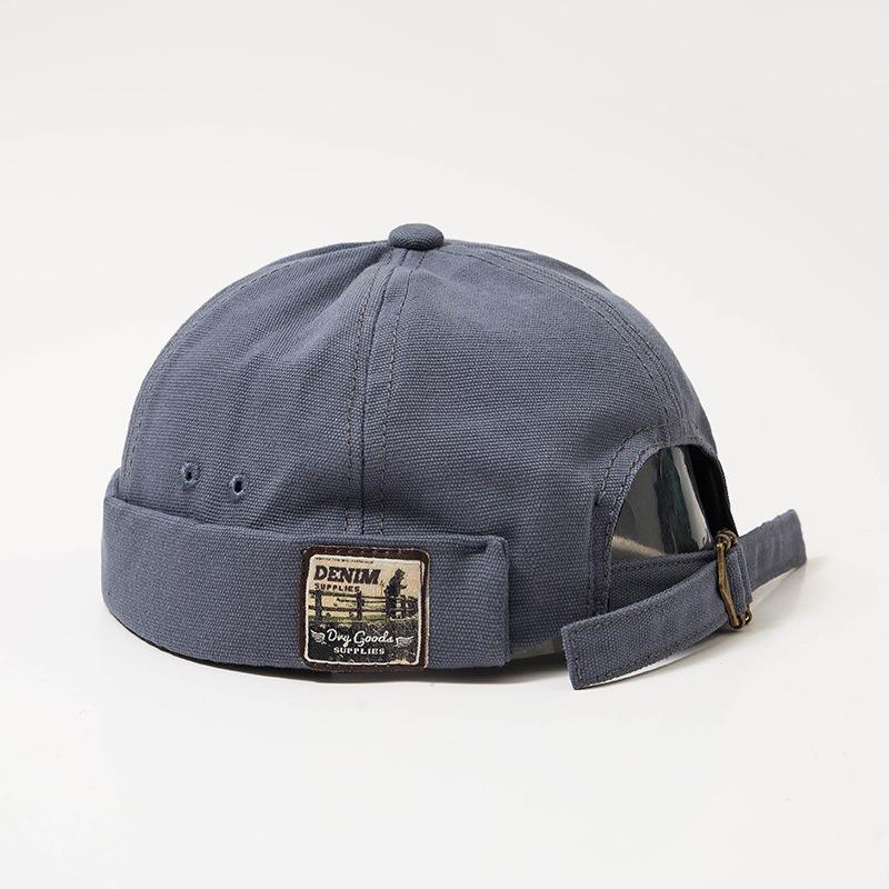 Hat Female Spring and Autumn Street Retro Landlord Hat Men's and Women's Niche Sports Melon Rind Hip Hop Yuppie Hat