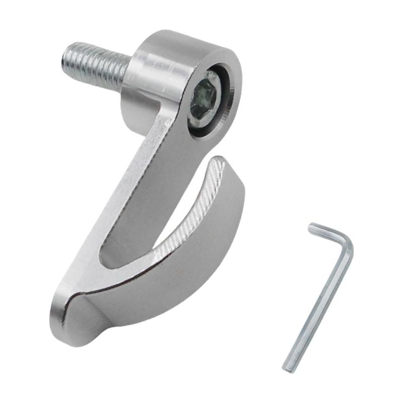 

Aluminum Side Mount Hook Simple Installation Motorcycle Storage Hook Multipurpose Scooter Hook for Electric Motorbike срібний