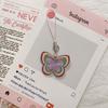 New Cute Butterfly Phone Strap Pendant Keychain Phone Charm Phone Chain Versatile Bag Hanging Decoration