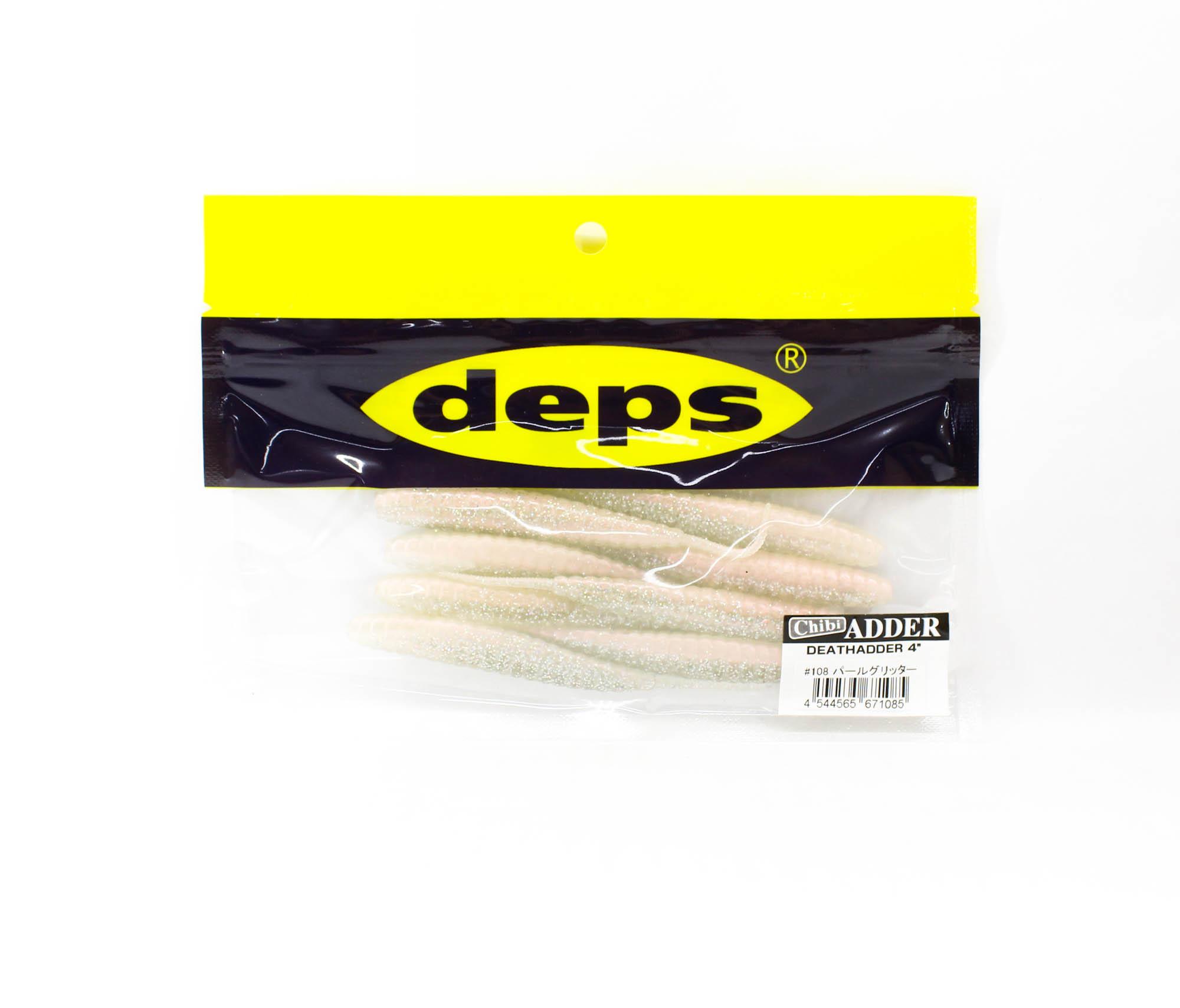 

Deps Soft Lure Death Adder 4 Inch 8 per pack 108 (1085)