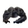 Non-slip Fishbone Braid Headband Wide Women Hair Hoop Twisted Wig Headband  Daily Casual