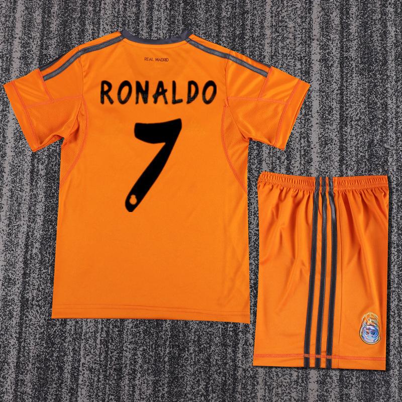 Klassisches Retro-Fußballtrikot Barcelona Kaiser M Thailändischer Kinderanzug Retro-Kinderanzug