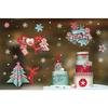 Large Christmas Window Glass Stickers Festive Pvc Static Cling Decorations For Holiday Cheer