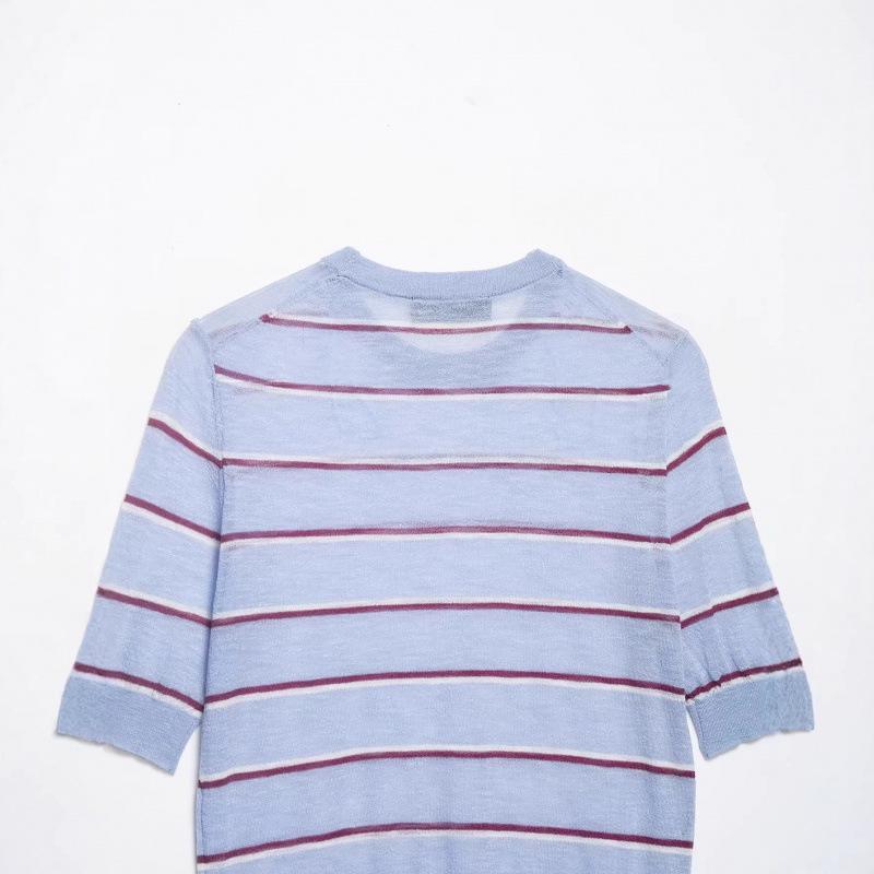 2026 Spring European & American Striped Fashion Top
