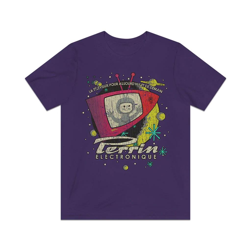 Perrin Electronique Astronaut 1958 Vintage Men s T shirt 2XL