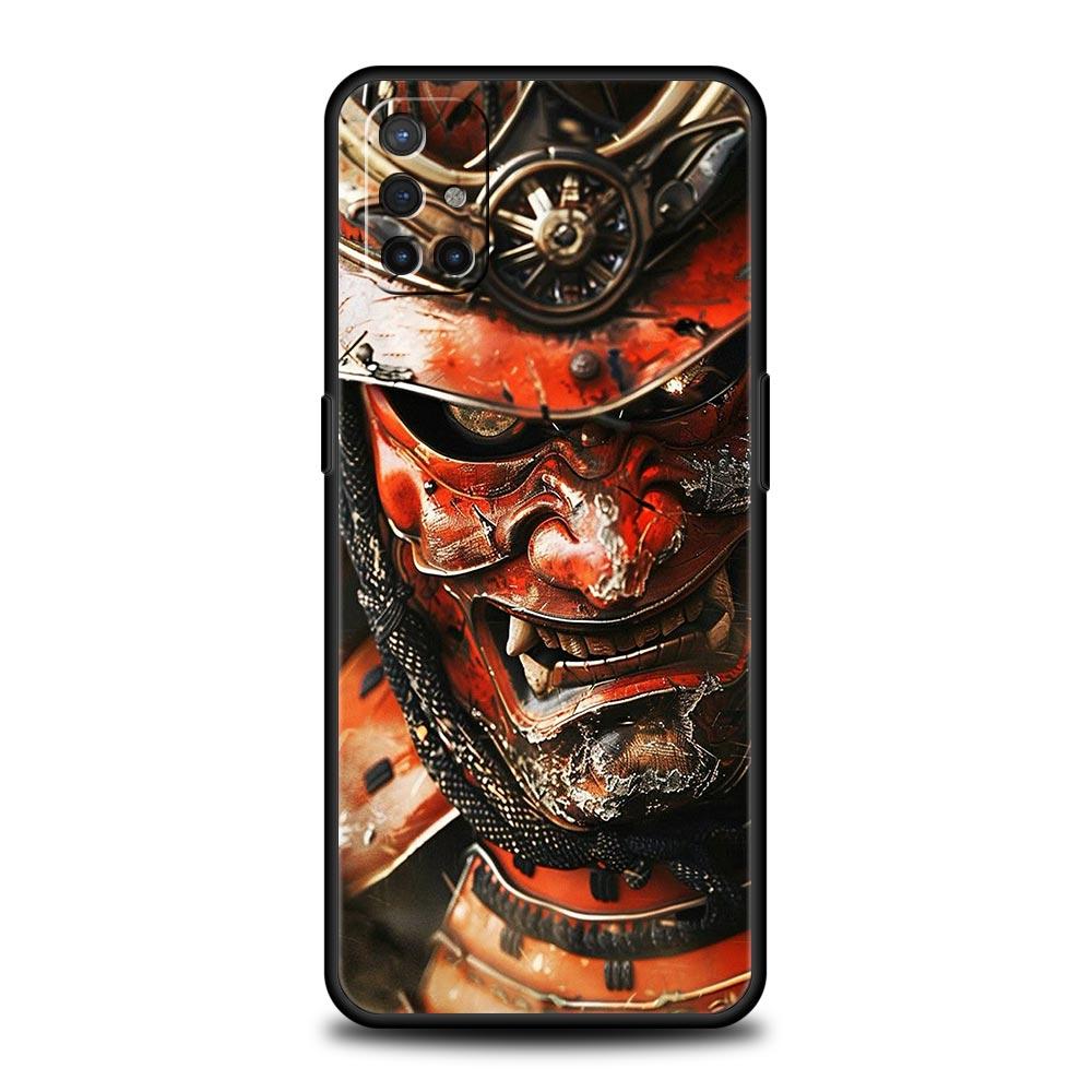 Phone Case For OnePlus 15 13 12 11 10 9 8 7T Pro 13T 13R 12R 10R 9RT 8T Nord 2T CE 2 3 5G Lite Cover Japan Ghost Face Samurai