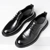 First Layer Cowhide Men's Shoes New Autumn Business Dress Leather Shoes Men's British Trend Leather Young Single Shoes Men's