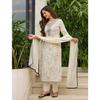 Women's Rayon Embroidered and Printed Straight Kurta with Pant And Dupatta Sets