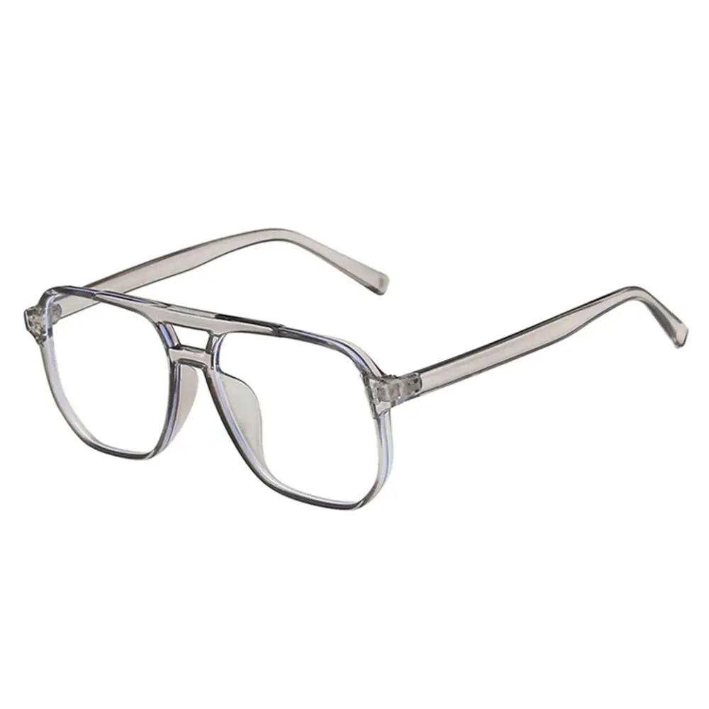 1PC Fashion Anti-blue Light Glasses Men Women Transparent Computer Glasses Frame Retro  Square Eyeglasses