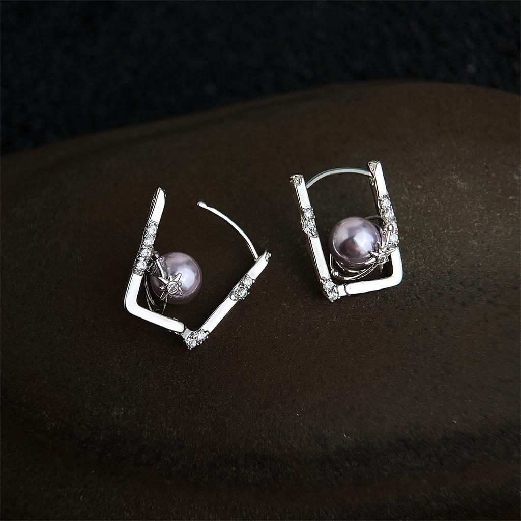 Vergoldete Sternenstaub Zirkon Perlen Planeten Ohrringe - High-End, Einzigartiges, Süßes und Cooles Design