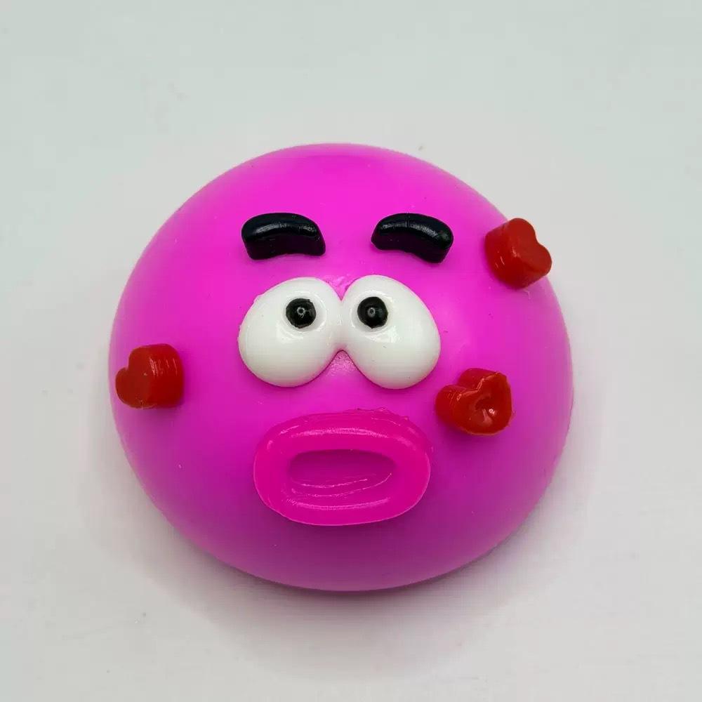 

Dog Face Swap Squishy Dog Face Change Decompression Slow Rebound Toy dog face stress relief toy - pink